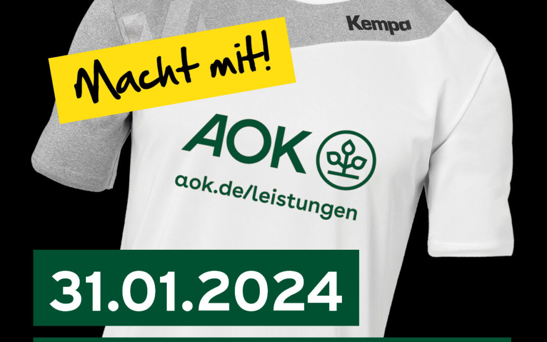 AOK-Trikottag 2024 | Grundschulaktion am 31.01.2024