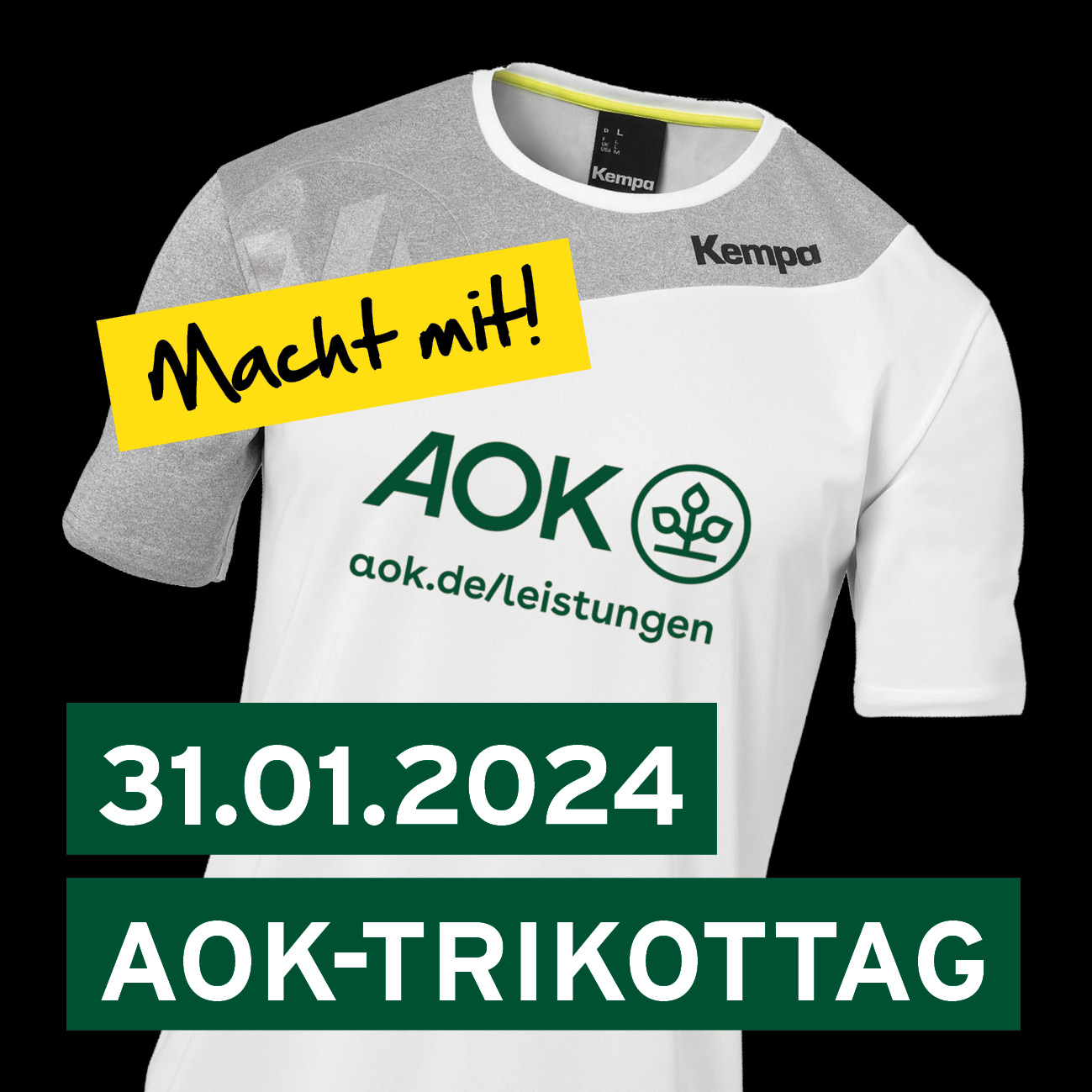 AOK-Trikottag 2024 | Grundschulaktion am 31.01.2024